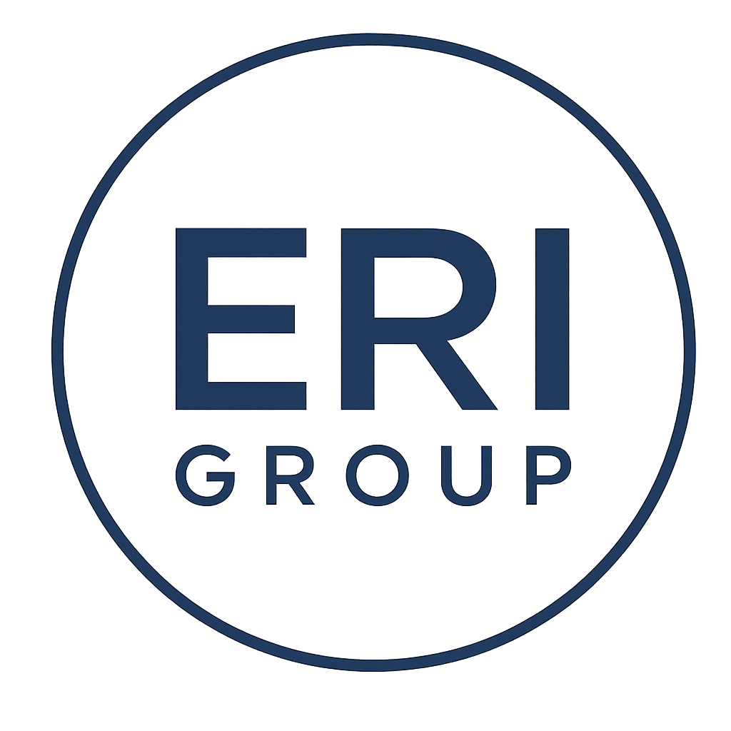 ERI Group Logo, rundes Markenzeichen